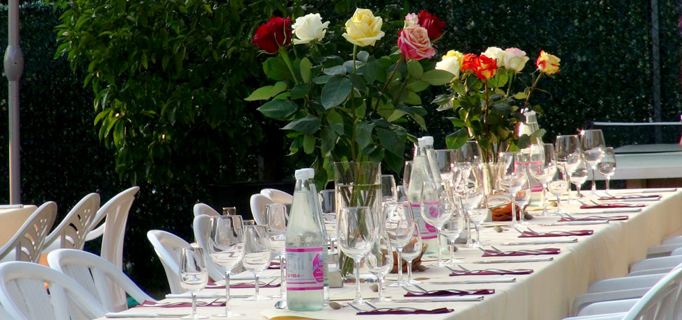 Special Event Table in Hotel Vezia